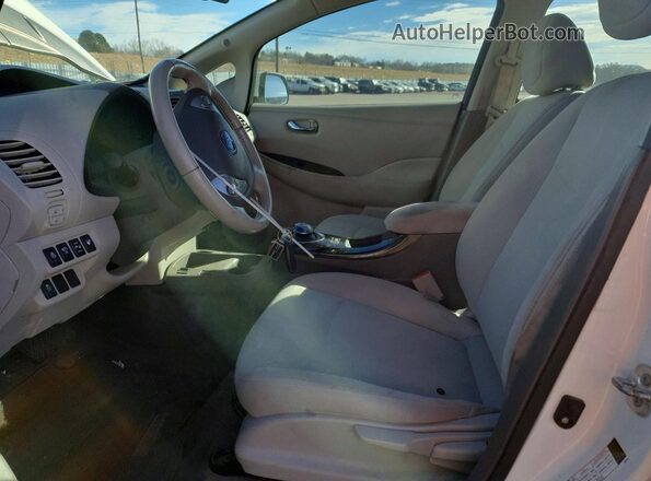 1N4BZ0CP2GC300144 2016 NISSAN LEAF White Vista interior delantera