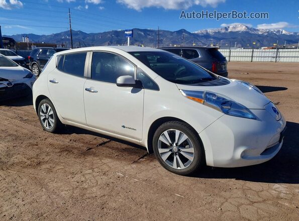 1N4BZ0CP2GC300144 2016 NISSAN LEAF White Delantero derecho
