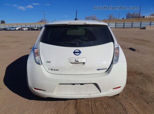 1N4BZ0CP2GC300144 2016 NISSAN LEAF White Vista trasera