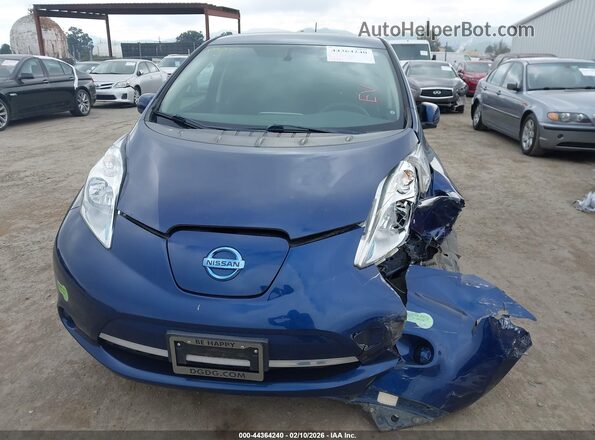 1N4BZ0CP5HC307848 2017 NISSAN LEAF Dark Blue Vista del cuadro de instrumentos