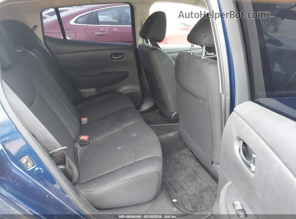 1N4BZ0CP5HC307848 2017 NISSAN LEAF Dark Blue Vista de la etiqueta del VIN