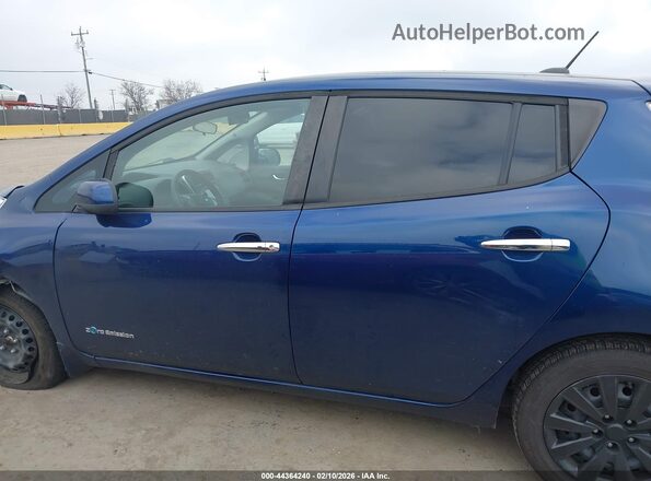 1N4BZ0CP5HC307848 2017 NISSAN LEAF Dark Blue Vista interior de 360 grados