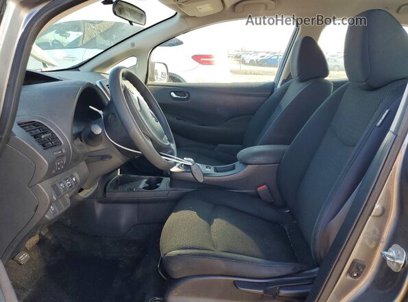 1N4BZ0CP5HC310409 2017 NISSAN LEAF Gray Սալոնի դիմացի տեսք
