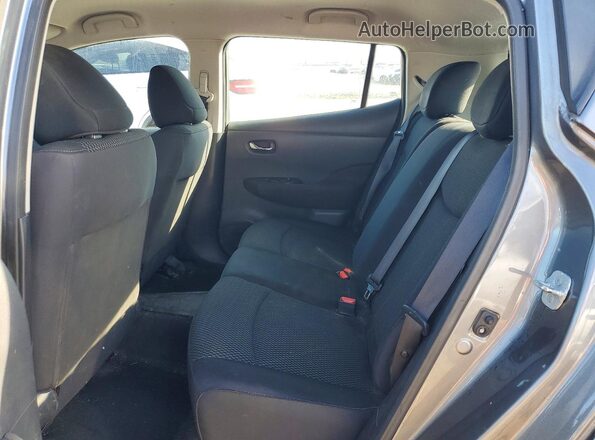 1N4BZ0CP5HC310409 2017 NISSAN LEAF Gray Հետևի նստատեղերի տեսք