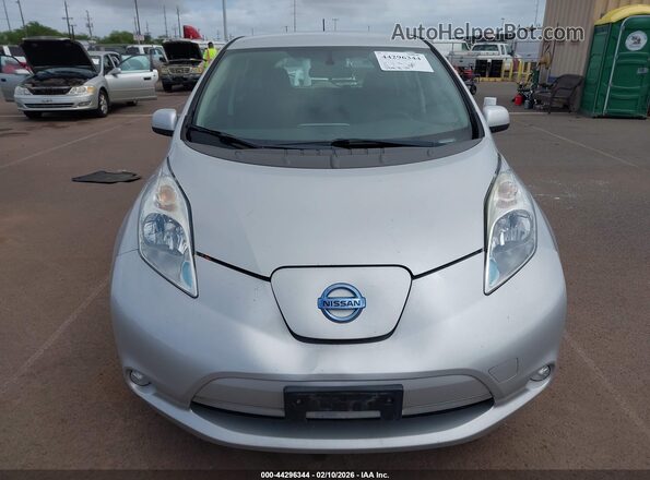 1N4BZ0CP7HC306376 2017 NISSAN LEAF Silver Դիմացի տեսք