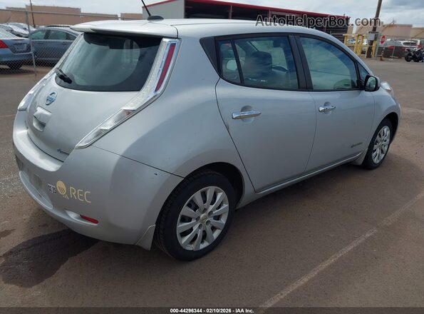 1N4BZ0CP7HC306376 2017 NISSAN LEAF Silver Հետևի աջ