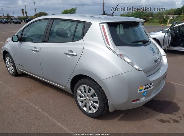 1N4BZ0CP7HC306376 2017 NISSAN LEAF Silver Հետևի ձախ