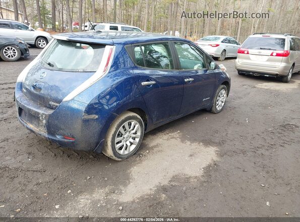 1N4BZ0CP8HC310873 2017 NISSAN LEAF Blue Rear right