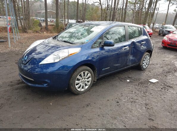 1N4BZ0CP8HC310873 2017 NISSAN LEAF Blue Front left