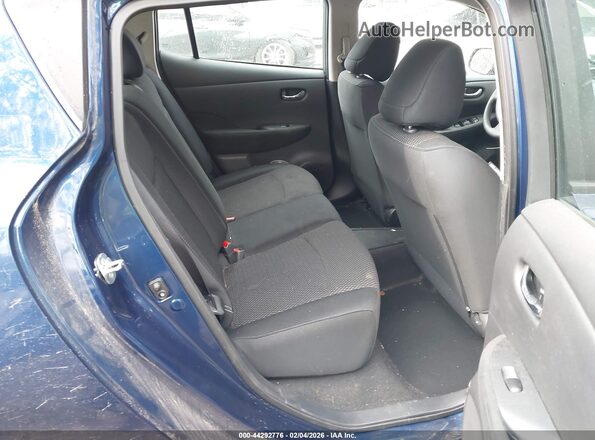 1N4BZ0CP8HC310873 2017 NISSAN LEAF Blue VIN sticker view