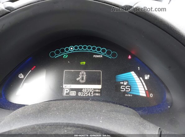 1N4BZ0CP8HC310873 2017 NISSAN LEAF Blue Rear seats view