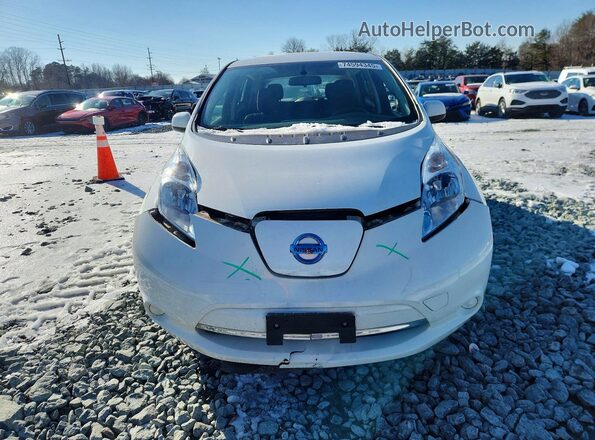 1N4BZ0CP9HC310977 2017 NISSAN LEAF White Front view