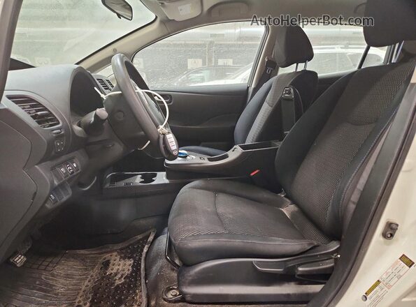 1N4BZ0CPXHC311880 2017 NISSAN LEAF White Սալոնի դիմացի տեսք