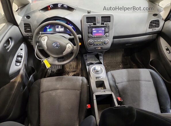 1N4BZ0CPXHC311880 2017 NISSAN LEAF White Առջևի վահանակի տեսք
