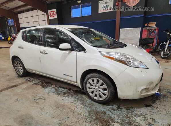 1N4BZ0CPXHC311880 2017 NISSAN LEAF White Առջևի աջ