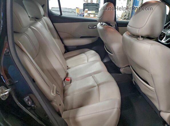 1N4BZ1CP5KC317776 2019 NISSAN LEAF Black Widok tylnych siedzeń