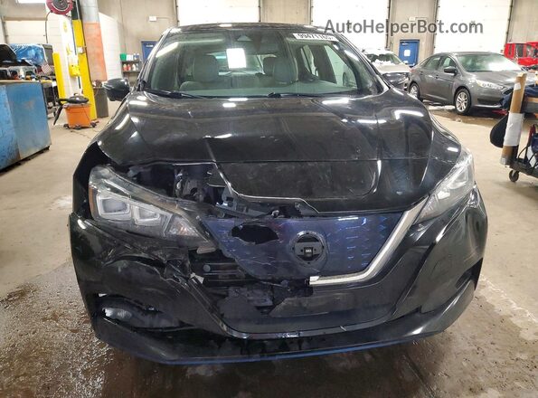 1N4BZ1CP5KC317776 2019 NISSAN LEAF Black Widok z przodu
