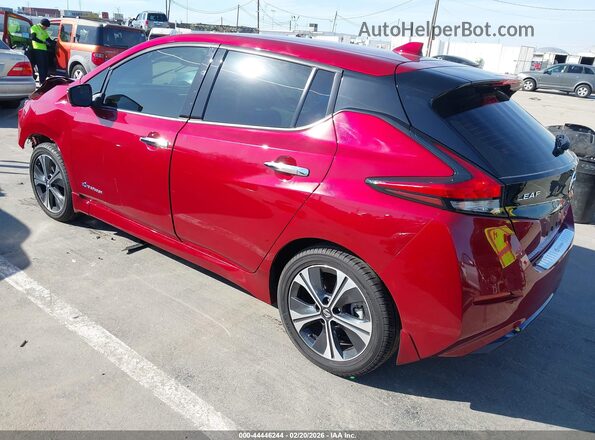 1N4BZ1CP8KC317304 2019 NISSAN LEAF Красный Задняя левая четверть