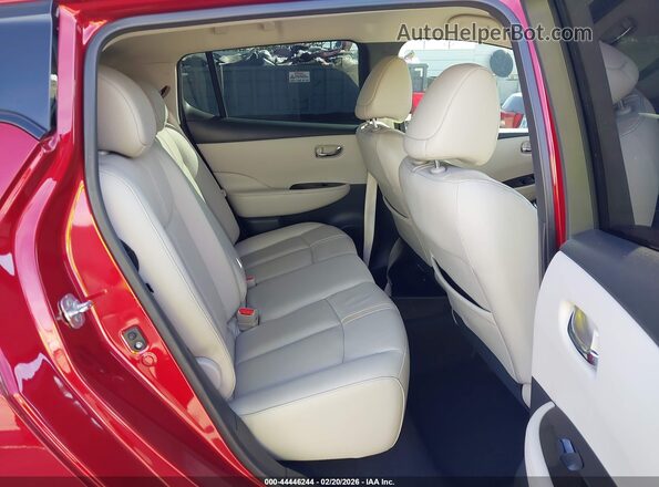1N4BZ1CP8KC317304 2019 NISSAN LEAF Красный Вид наклейки с VIN-кодом