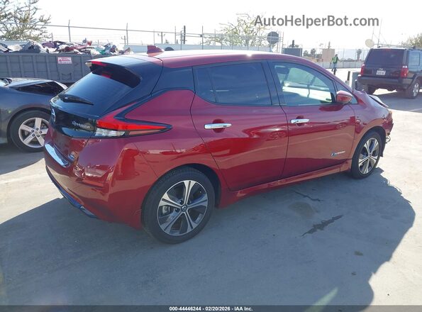 1N4BZ1CP8KC317304 2019 NISSAN LEAF Красный Задняя правая четверть