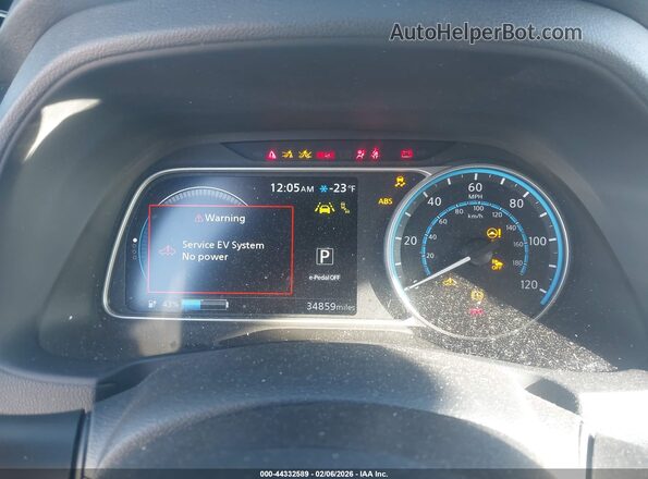 1N4BZ1CV2NC557774 2022 NISSAN LEAF Orange Вид задніх сидінь