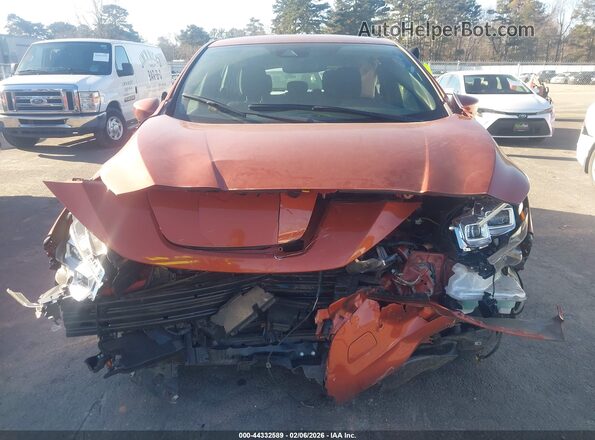 1N4BZ1CV2NC557774 2022 NISSAN LEAF Orange Вид щитка приладів