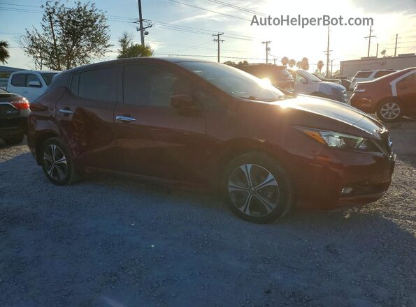 1N4BZ1CV4NC554665 2022 NISSAN LEAF Red Przód prawy