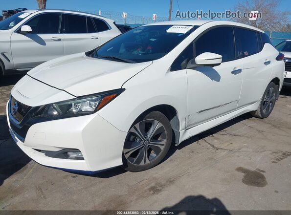 1N4BZ1DP6LC307225 2020 NISSAN LEAF White Front left