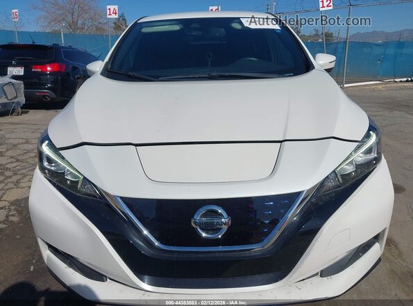 1N4BZ1DP6LC307225 2020 NISSAN LEAF White Instrument cluster view