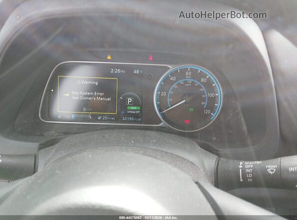 1N4CZ1CV1PC556977 2023 NISSAN LEAF Blue უკანა სავარძლების ხედი