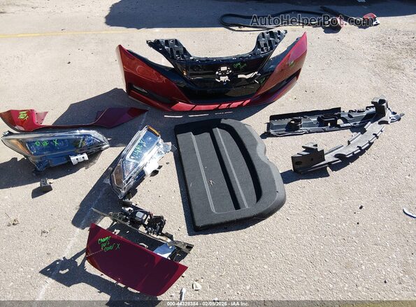 1N4CZ1CV1SC565638 2025 NISSAN LEAF Red Instrument cluster view