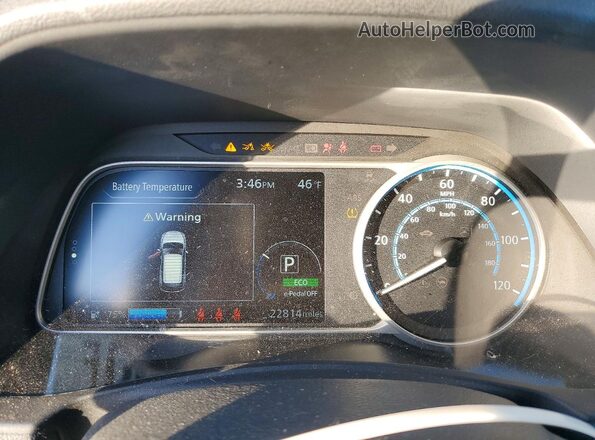 1N4CZ1CV4PC551286 2023 NISSAN LEAF Black Սարքավորումների վահանակի տեսք