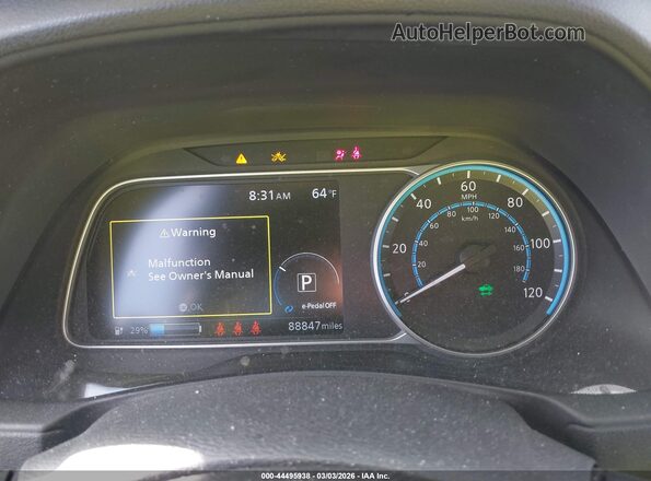 1N4CZ1CV4PC558903 2023 NISSAN LEAF Серый 