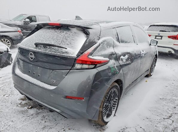 1N4CZ1CV6RC552801 2024 NISSAN LEAF Серый Задняя правая четверть