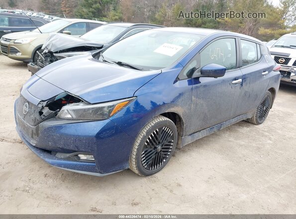 1N4CZ1CV7PC551220 2023 NISSAN LEAF Blue Առջևի ձախ երեք քառորդ տեսարան