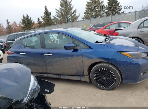 1N4CZ1CV7PC551220 2023 NISSAN LEAF Blue Սալոնի հետևի տեսք