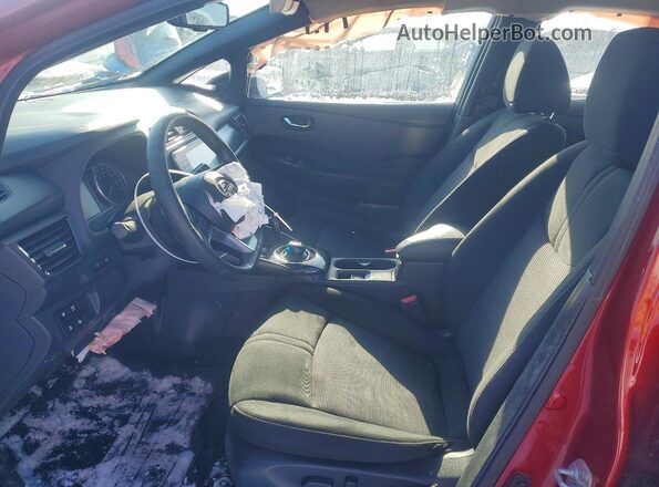 1N4CZ1CV9PC550781 2023 NISSAN LEAF Red Front interior view