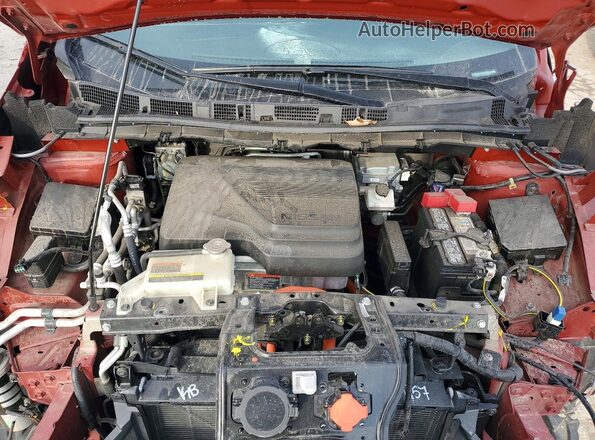 1N4CZ1CV9SC564771 2025 NISSAN LEAF Red Սալոնի հետևի տեսք