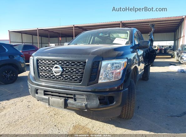 1N6BA1F3XJN519345 2018 NISSAN TITAN XD Black Առջևի ձախ երեք քառորդ տեսարան