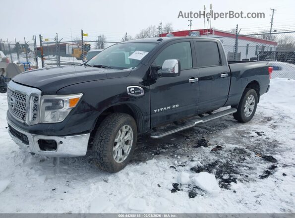1N6BA1F40HN547156 2017 NISSAN TITAN XD Black წინა მარცხენა ხედი სამი მეოთხედიდან
