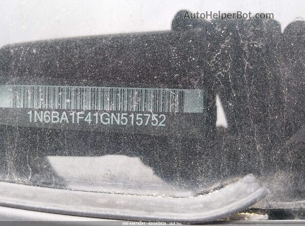 1N6BA1F41GN515752 2016 NISSAN TITAN XD Black Vista del cuadro de instrumentos