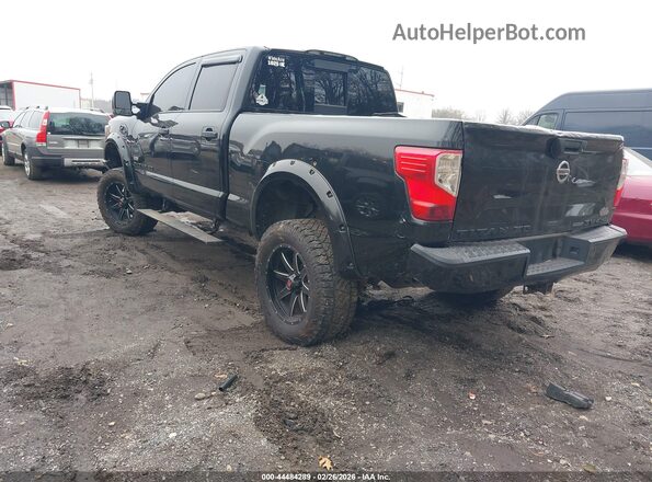 1N6BA1F46JN520520 2018 NISSAN TITAN XD Черный Задняя левая четверть