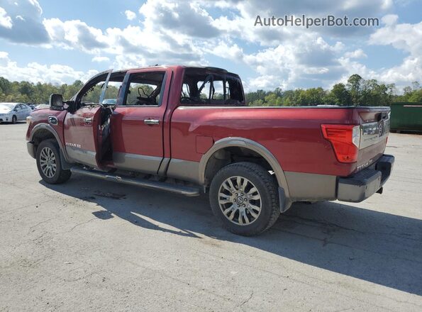 1N6BA1F48GN508541 2016 NISSAN TITAN Red Tył lewy
