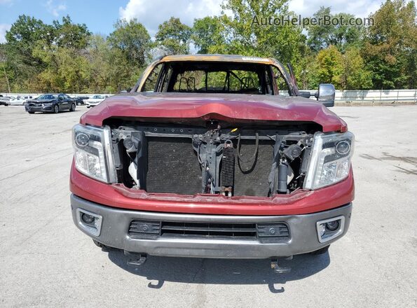 1N6BA1F48GN508541 2016 NISSAN TITAN Red Widok z przodu