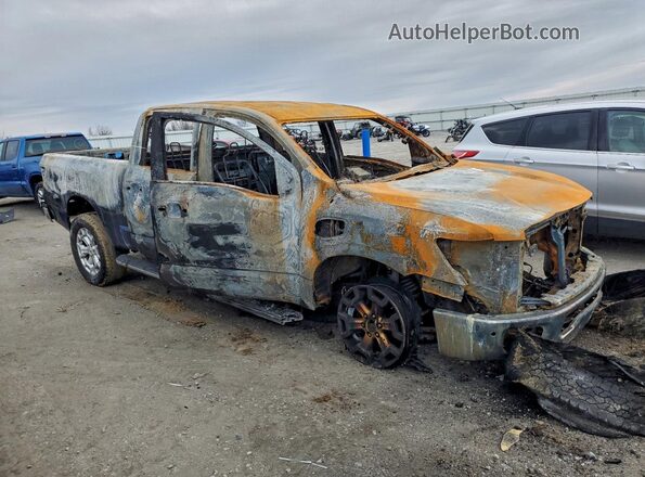 1N6BA1F49GN505583 2016 NISSAN TITAN Синий Передняя правая четверть