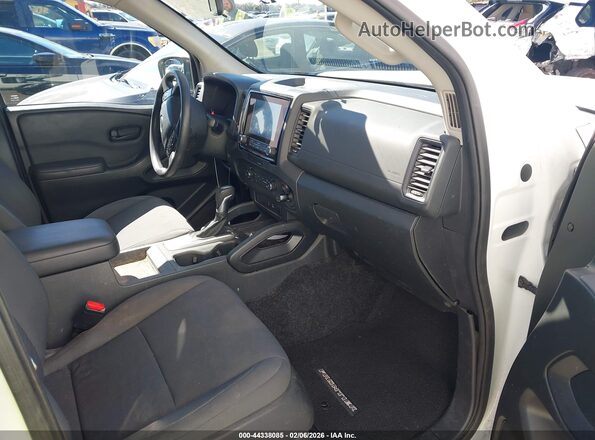 1N6ED1CL2NN672882 2022 NISSAN FRONTIER White Widok wnętrza z przodu