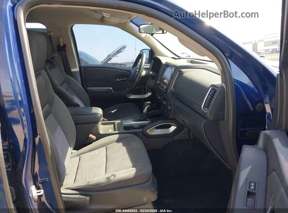 1N6ED1EJ2NN659416 2022 NISSAN FRONTIER Синий Вид салона спереди