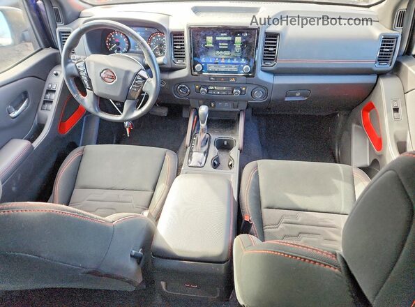1N6ED1EK7PN656992 2023 NISSAN FRONTIER Синий Вид панели приборов