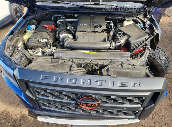 1N6ED1EK7PN656992 2023 NISSAN FRONTIER Синий Вид задней части салона