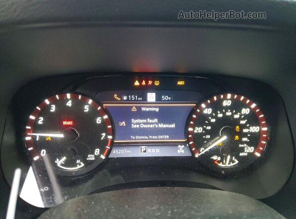 1N6ED1EK9NN669482 2022 NISSAN FRONTIER Черный Вид щитка приборов
